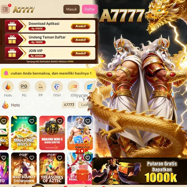 A7777 2026 Slot Gacor RTP Tinggi